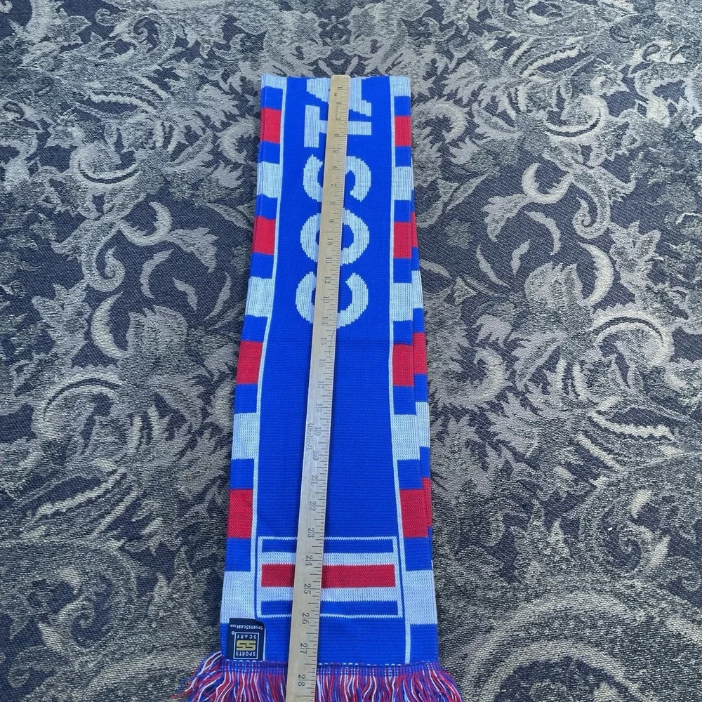 Costa Rica Soccer Football Scarf Licensed New Red Blue Squared New A